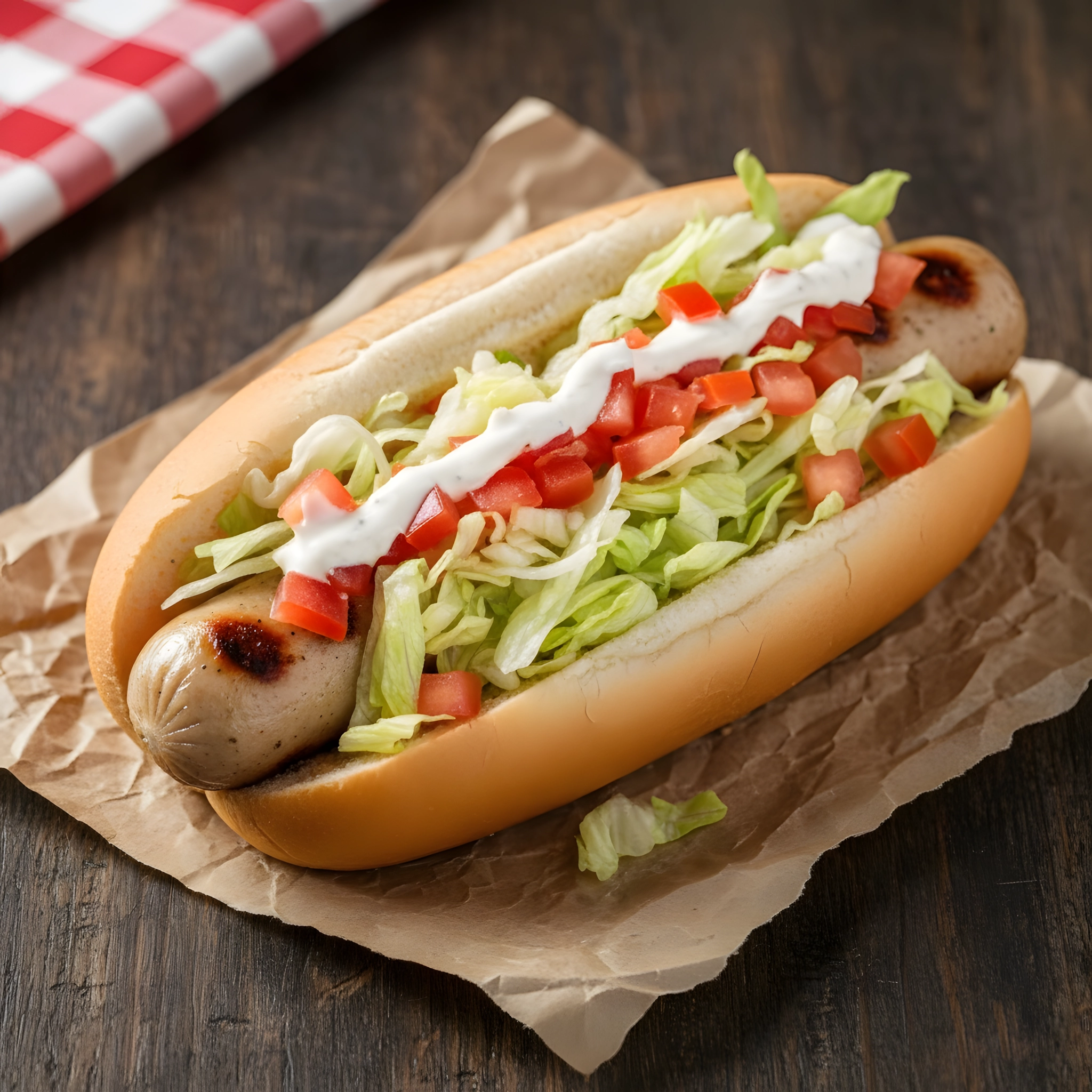 Loaded Chicken Hotdog