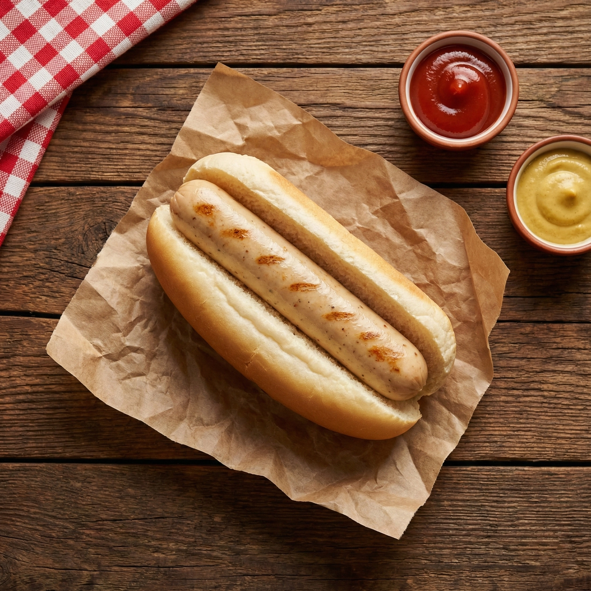 Plain Chicken Hotdog
